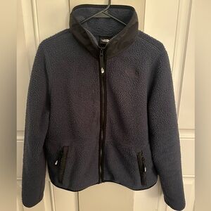 The North Face Navy Full Zip Fleece Jacket